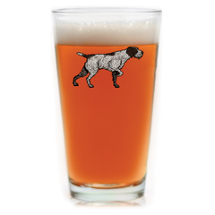 My First Wirehair Pint Glass