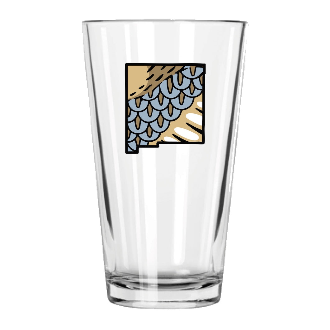 New Mexico Scaled Quail Pint Glass