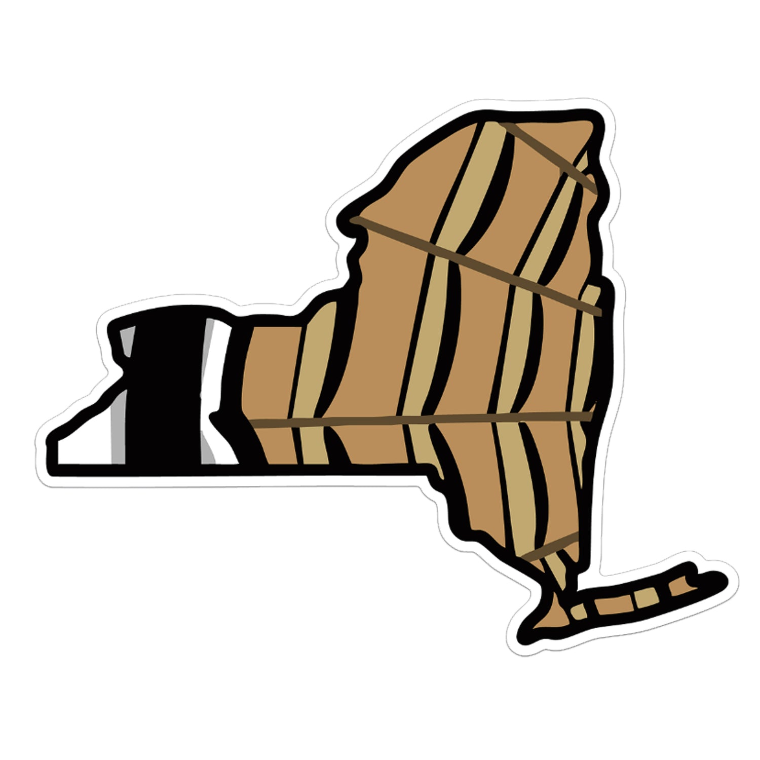 New York Ruffed Grouse Decal Sticker
