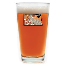 North Dakota Hungarian Partridge Pint Glass