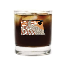 North Dakota Hungarian Partridge Whiskey Glass