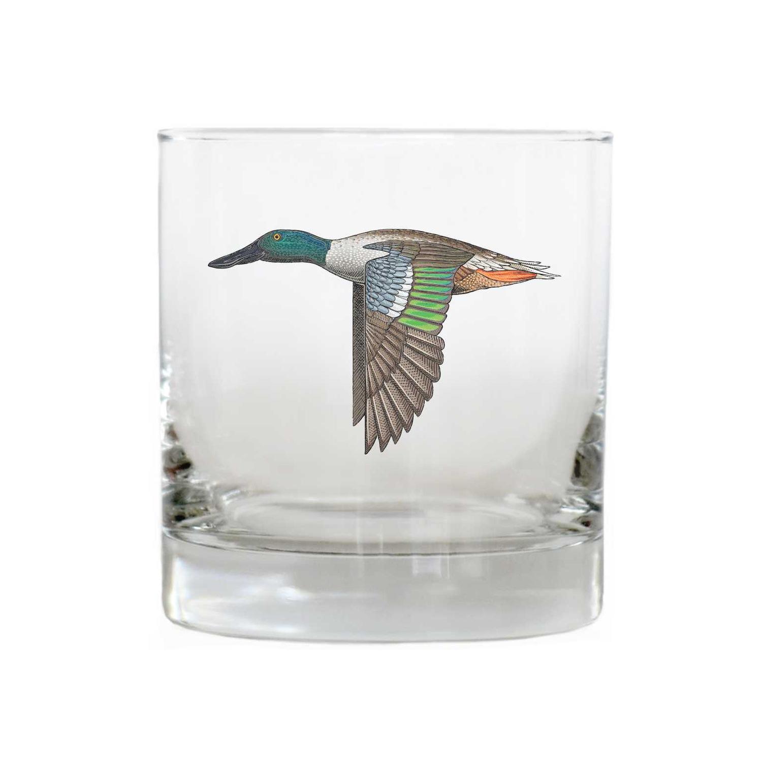 Northern Shoveler Whiskey Glass