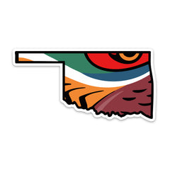 Oklahoma Pheasant Decal Sticker