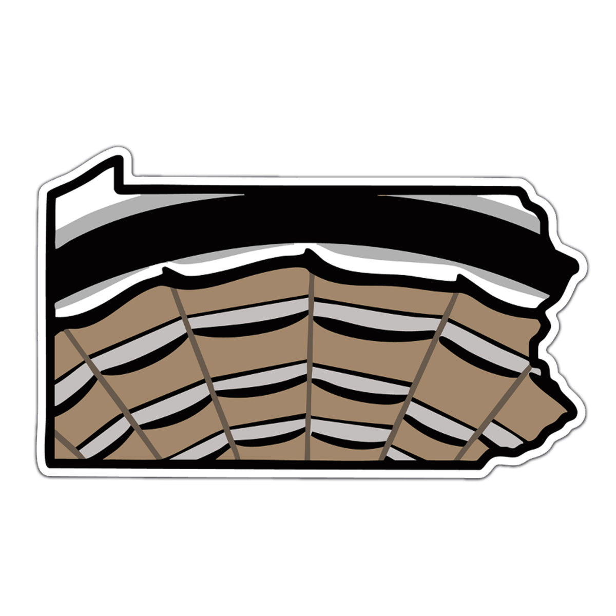 Pennsylvania Ruffed Grouse Decal Sticker