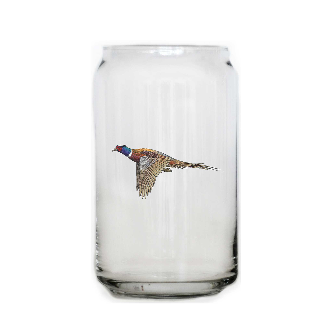 Pheasant Beer Can Glass