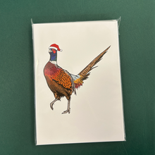 Load image into Gallery viewer, Pheasant Christmas Cards - Set of 12
