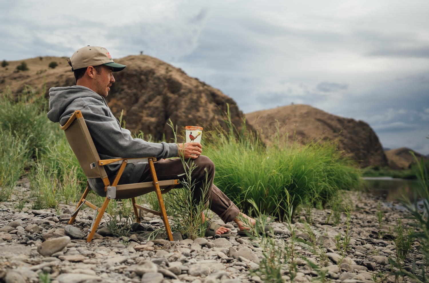 Cocky Pheasant Pint Glass