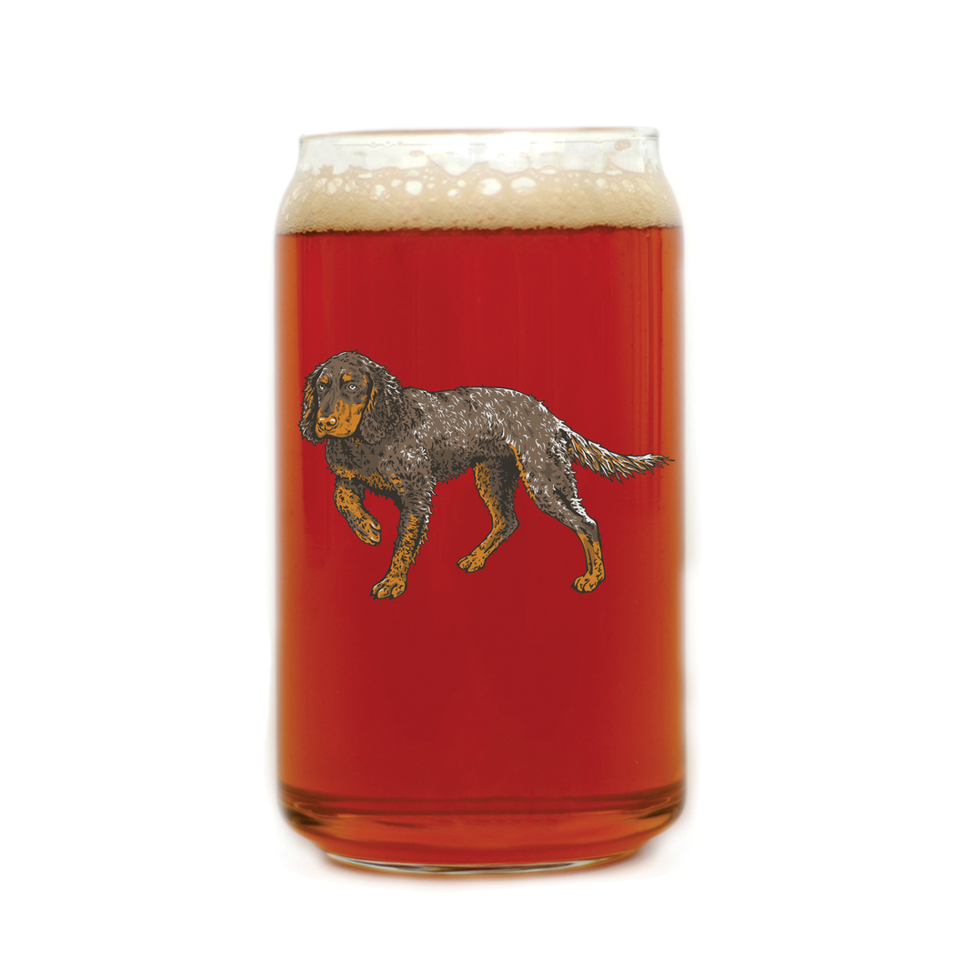 Picardy Spaniel Beer Can Glass