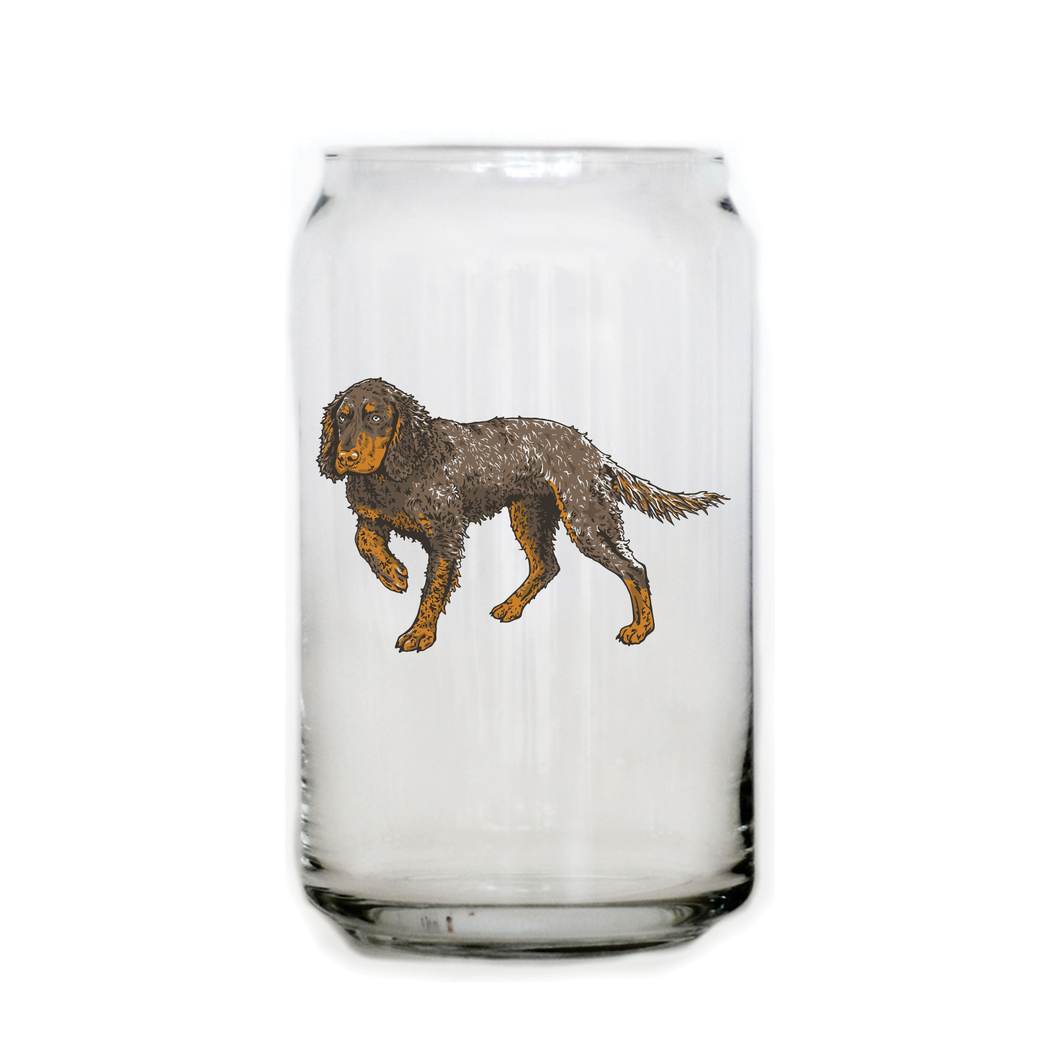 Picardy Spaniel Beer Can Glass