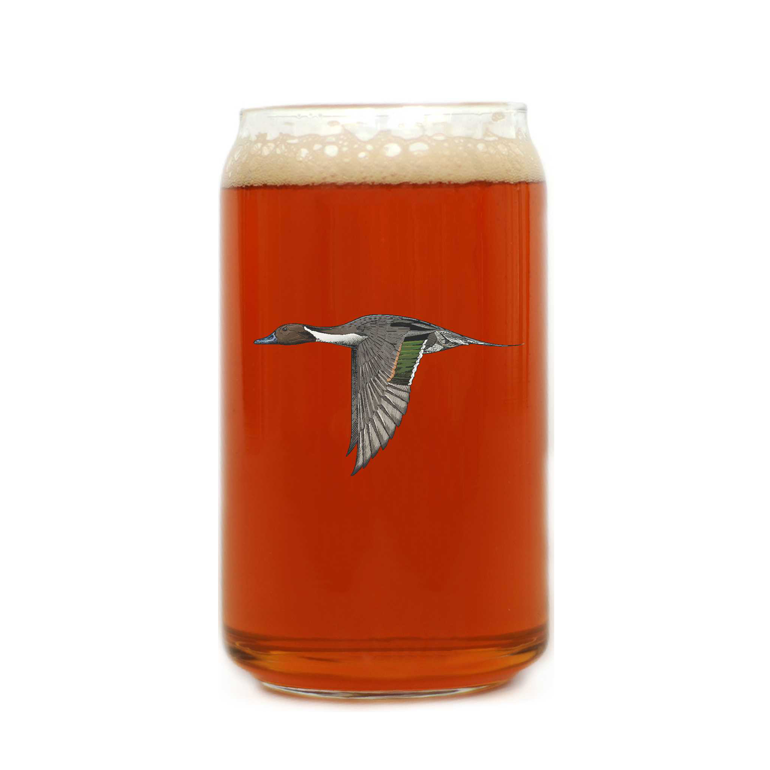 Pintail Beer Can Glass