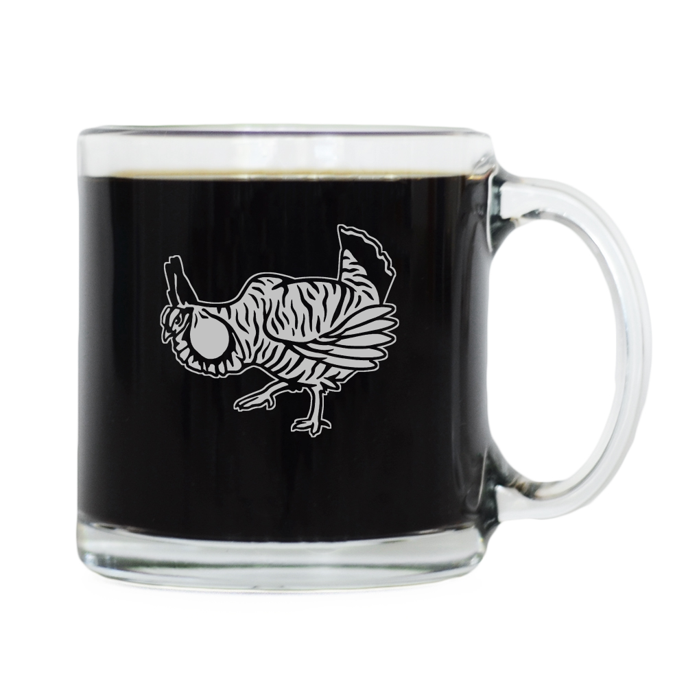 Prairie Chicken Glass Coffee Mug