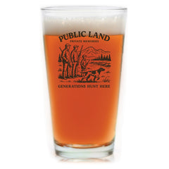 Public Land Pint Glass