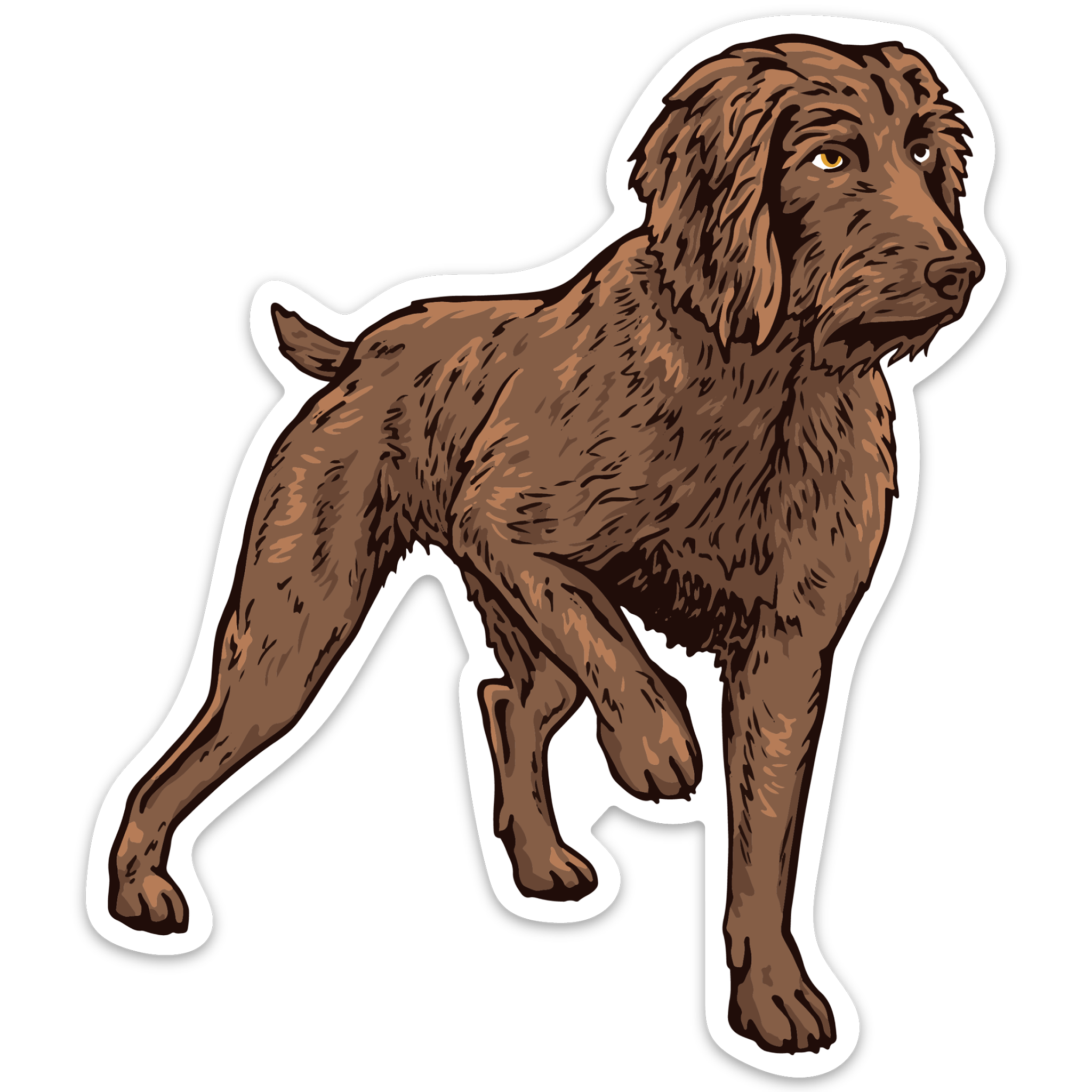 Pudelpointer Decal Sticker Bird Dog of the Day - Main Image