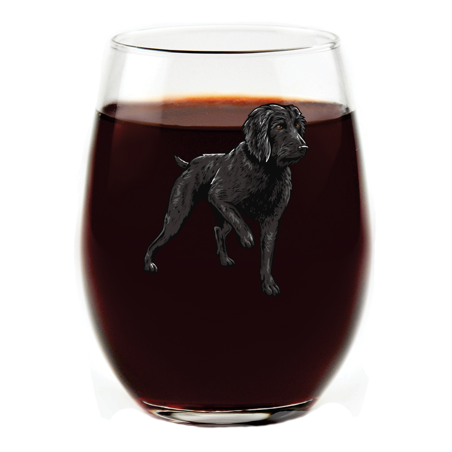 Pudelpointer Stemless Wine Glass