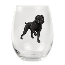 Load image into Gallery viewer, Pudelpointer Stemless Wine Glass
