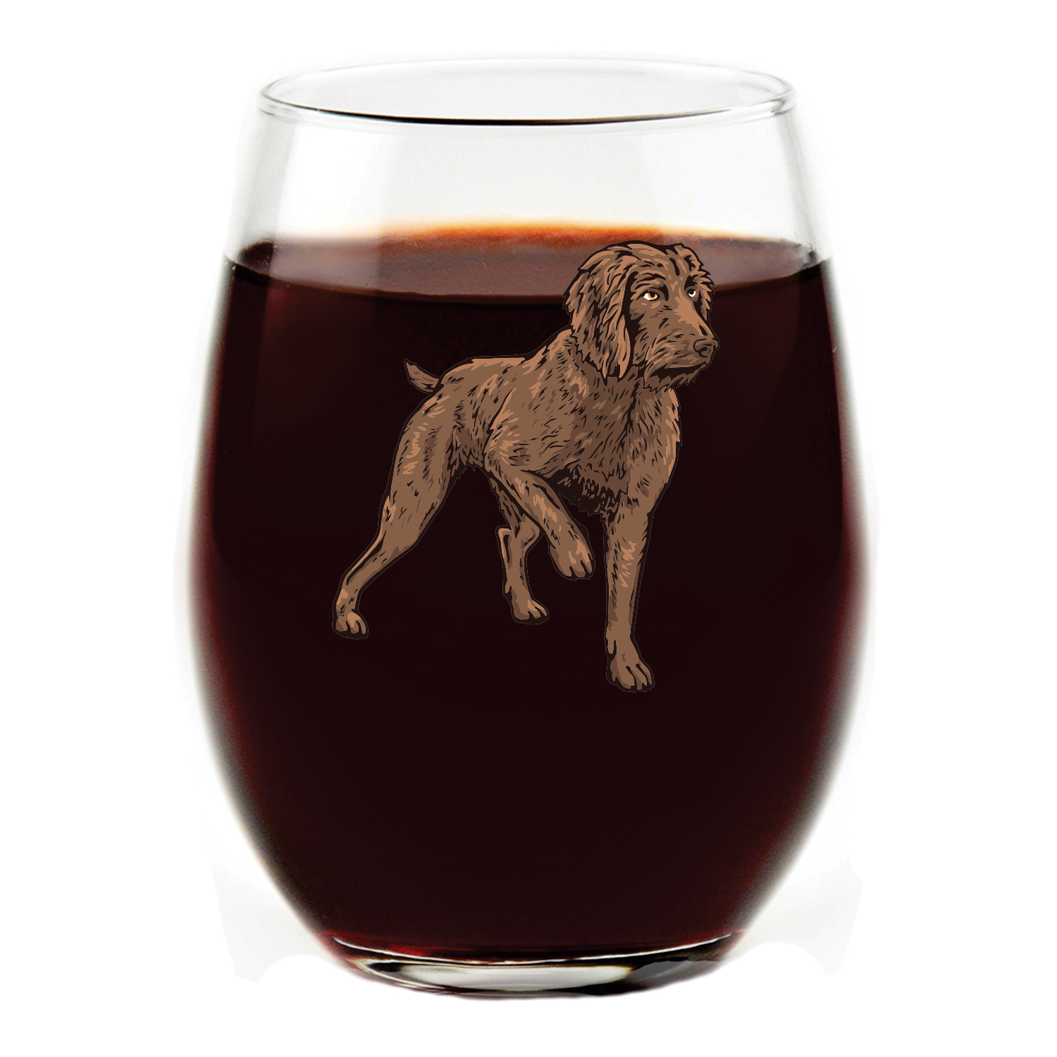 Pudelpointer Stemless Wine Glass