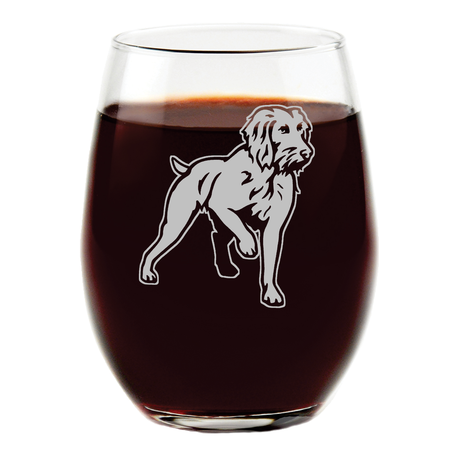 Pudelpointer Stemless Wine Glass