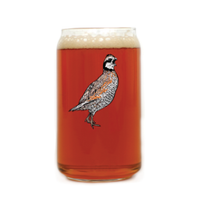 Load image into Gallery viewer, Quail Call Beer Can Glass
