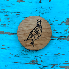 Bobwhite Quail Coaster Set