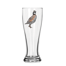Load image into Gallery viewer, Quail Call Pilsner Glass
