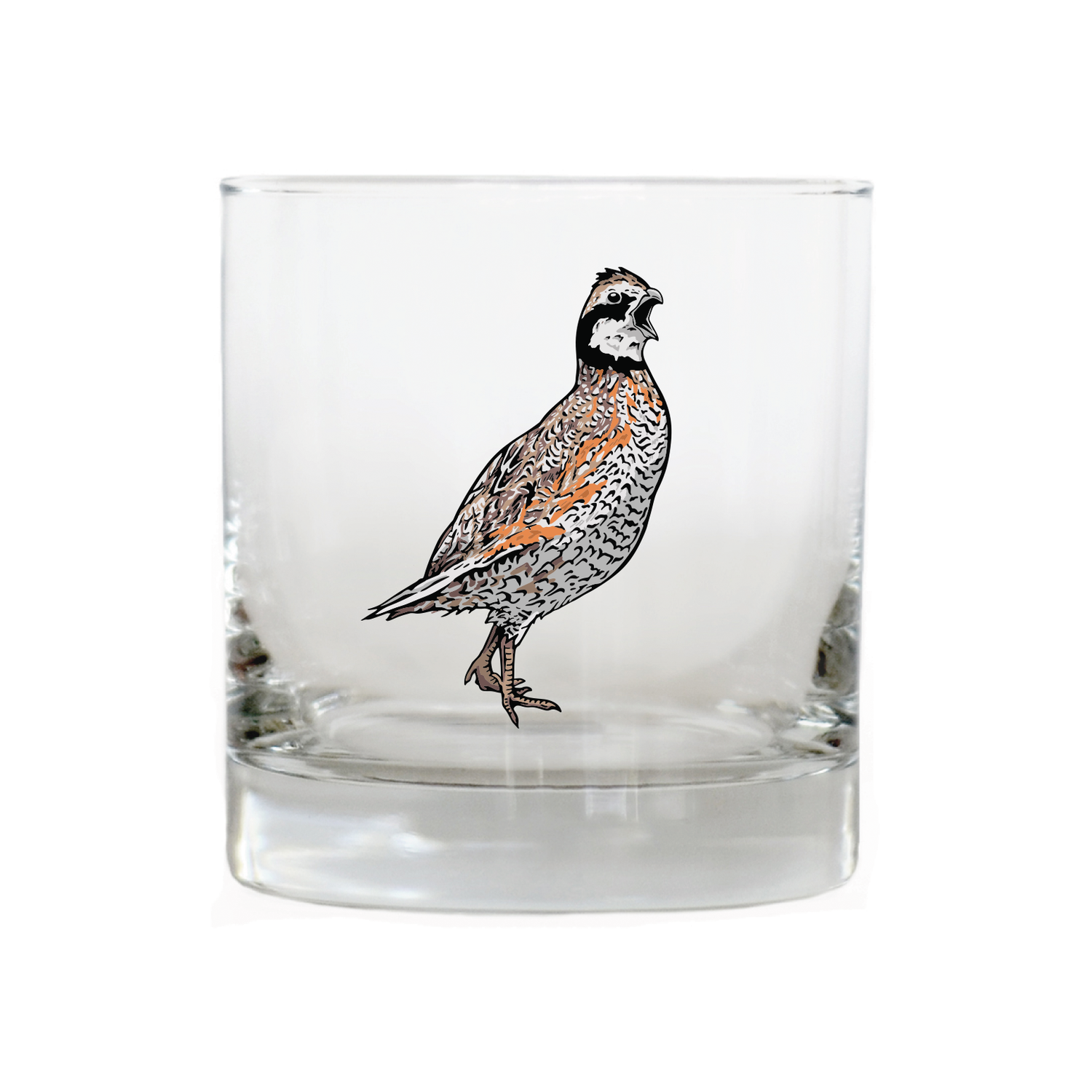 Quail Call Whiskey Glass