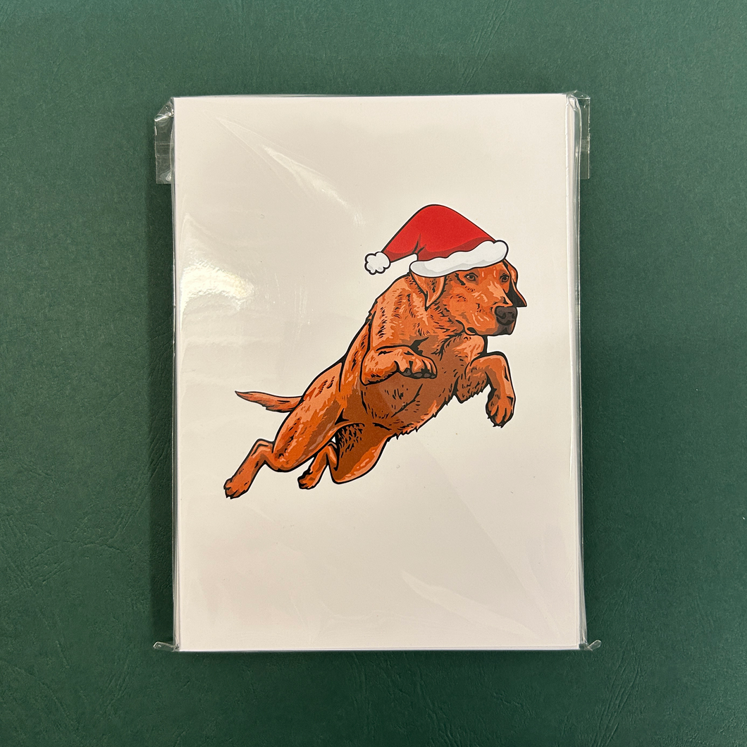 Red Lab Christmas Cards - Set of 12