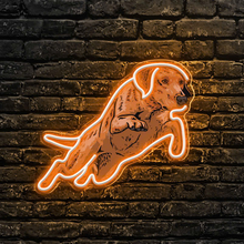 Load image into Gallery viewer, Red Lab Neon Sign
