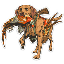 Rooster Retriever Decal Sticker