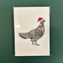 Load image into Gallery viewer, Ruffed Grouse Christmas Cards - Set of 12
