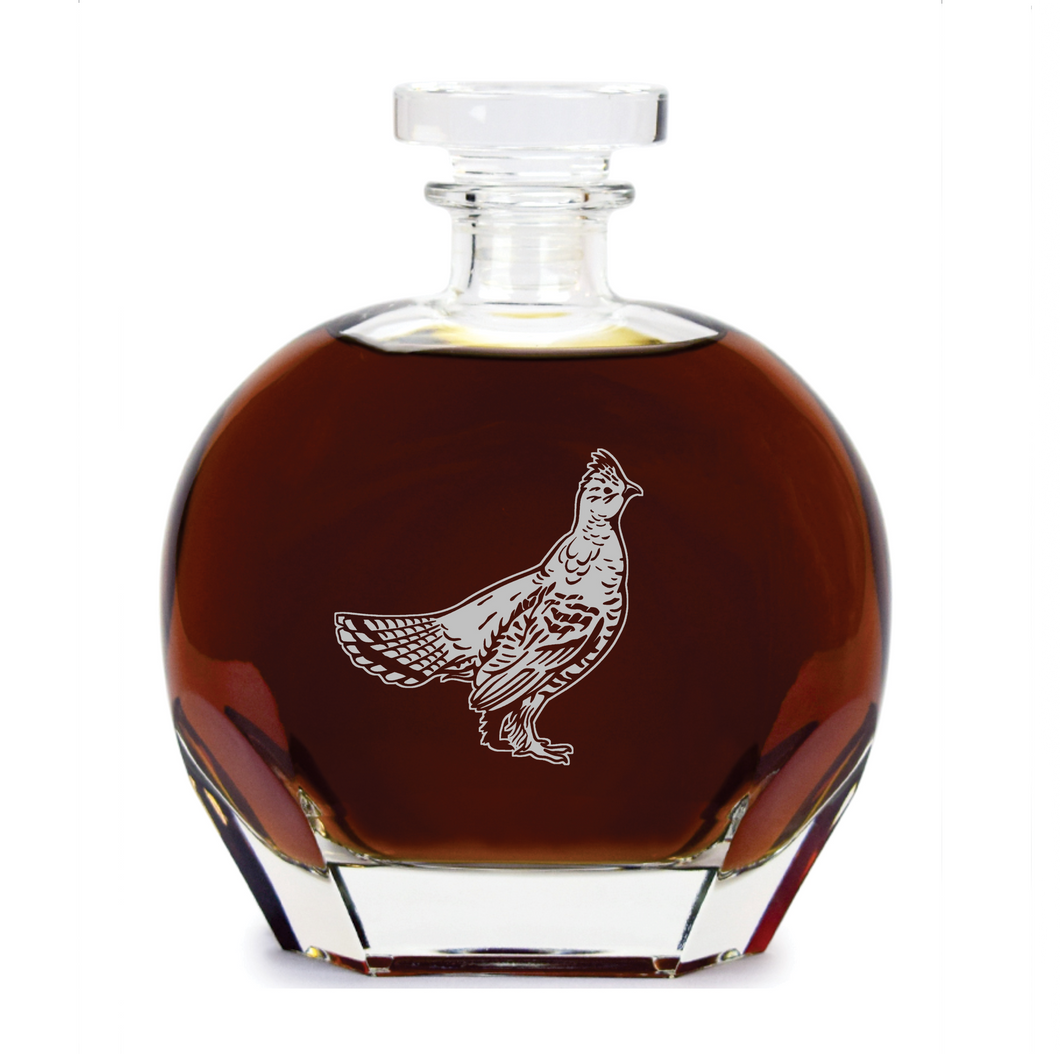 Ruffed Grouse Whiskey Decanter