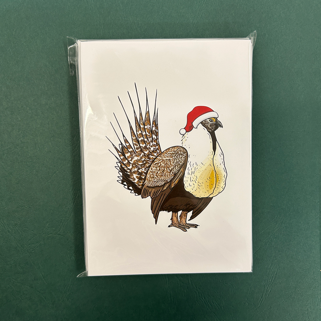 Sage Grouse Christmas Cards - Set of 12