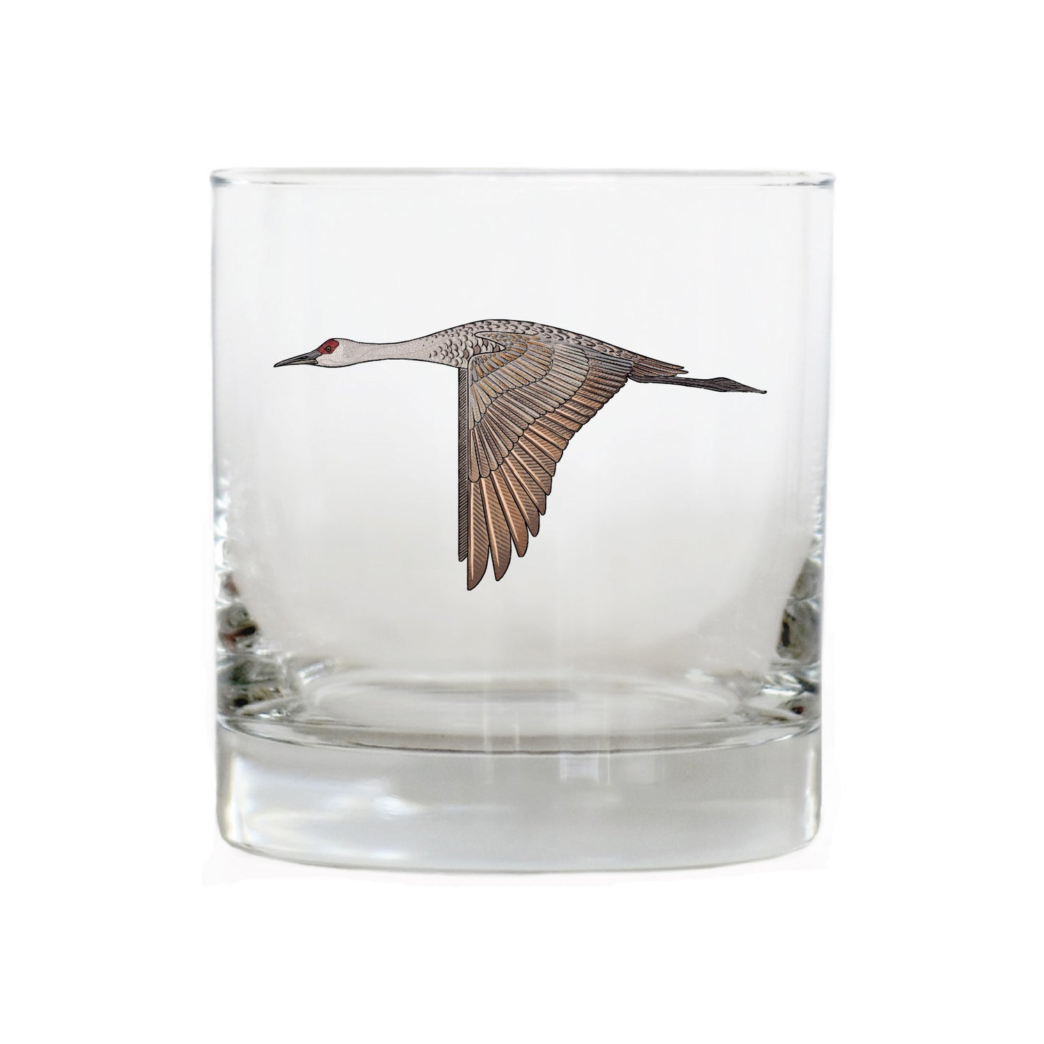 Sandhill Crane Whiskey Glass