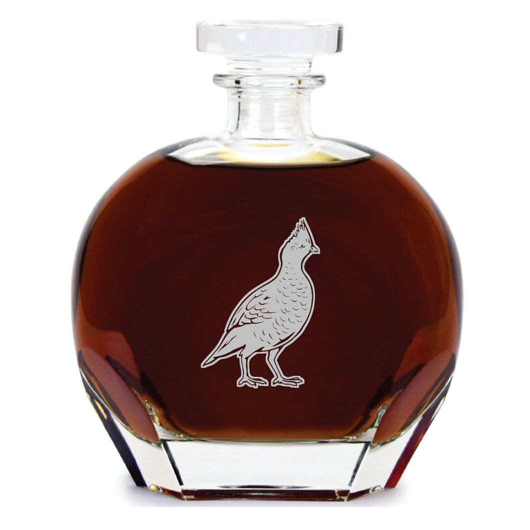 Scaled Quail Whiskey Decanter