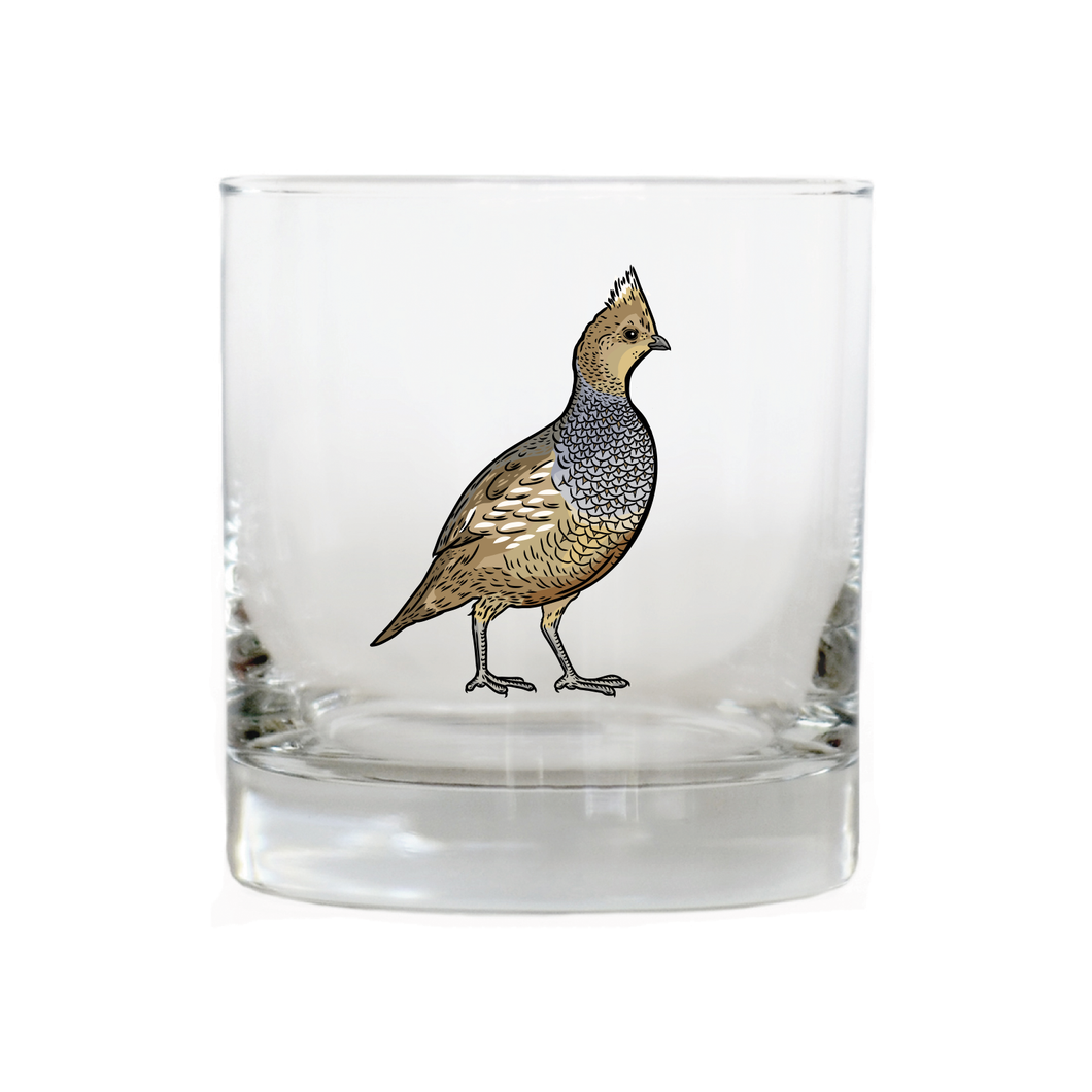 Scaled Quail Whiskey Glass