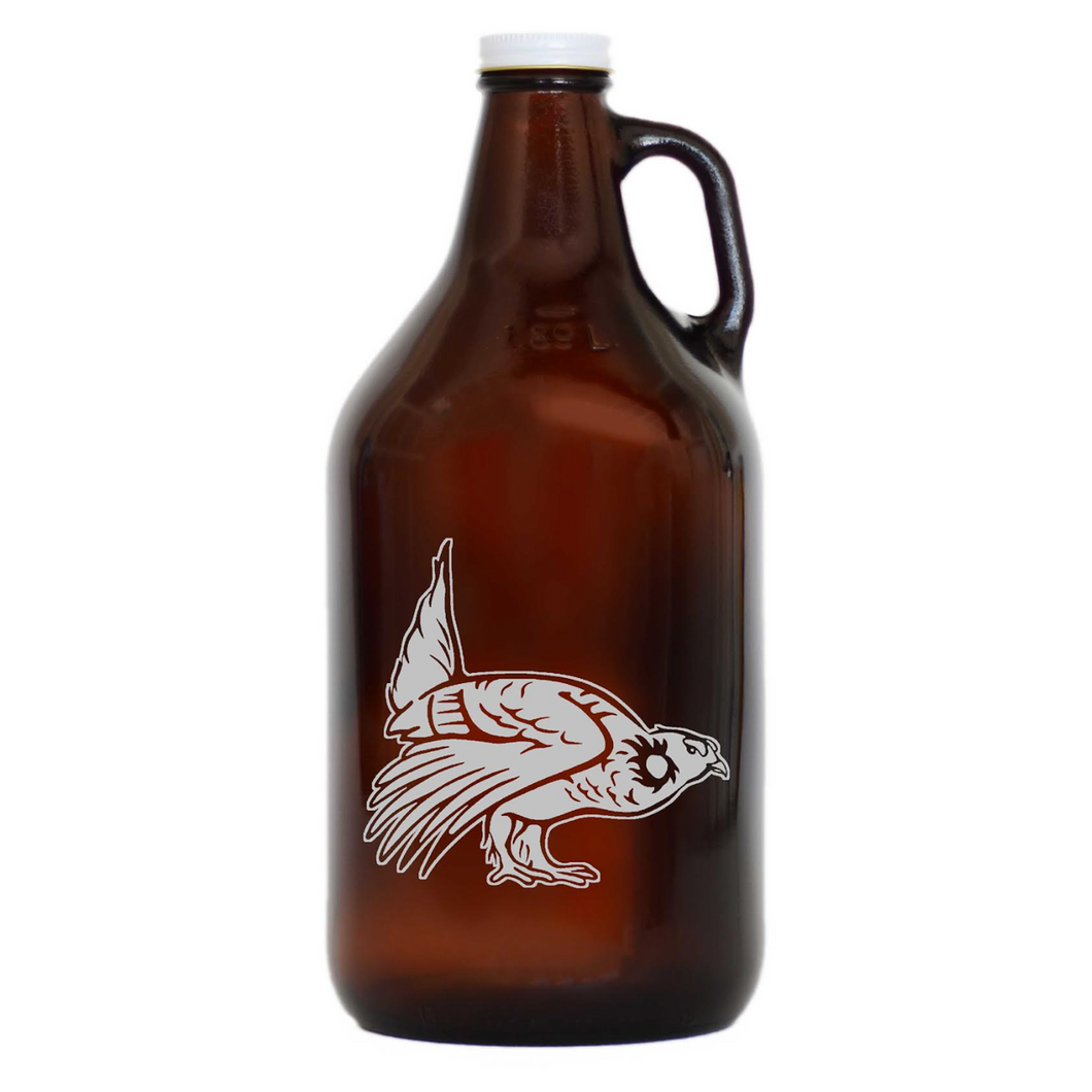 Sharp-Tailed Grouse Glass Growler