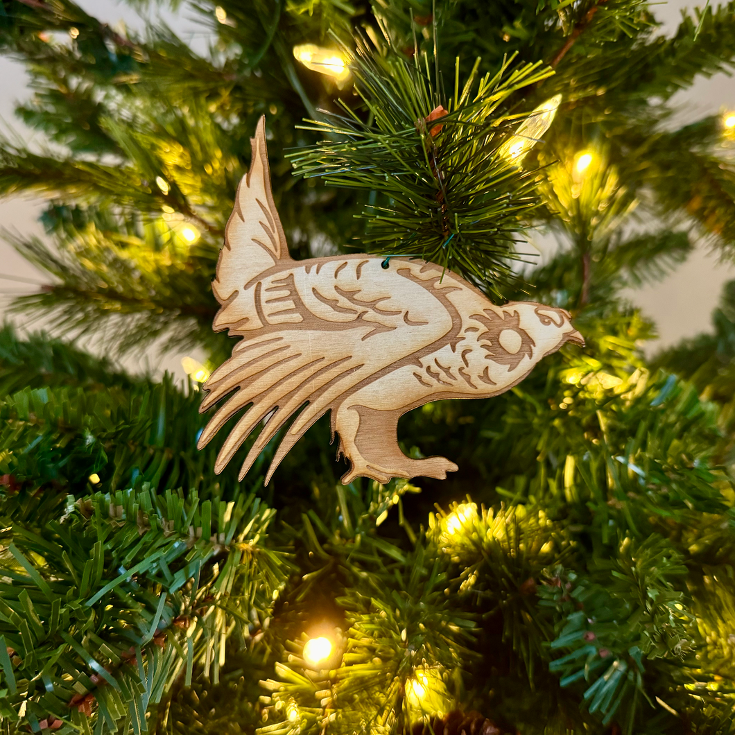 Sharp-Tailed Grouse Ornament