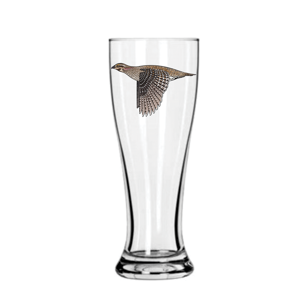 Sharp-tailed Grouse Pilsner Glass