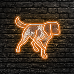 Small Münsterländer LED Neon Sign