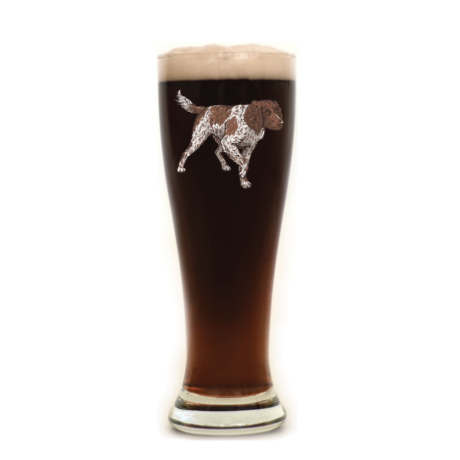 Small Münsterländer Pilsner Glass