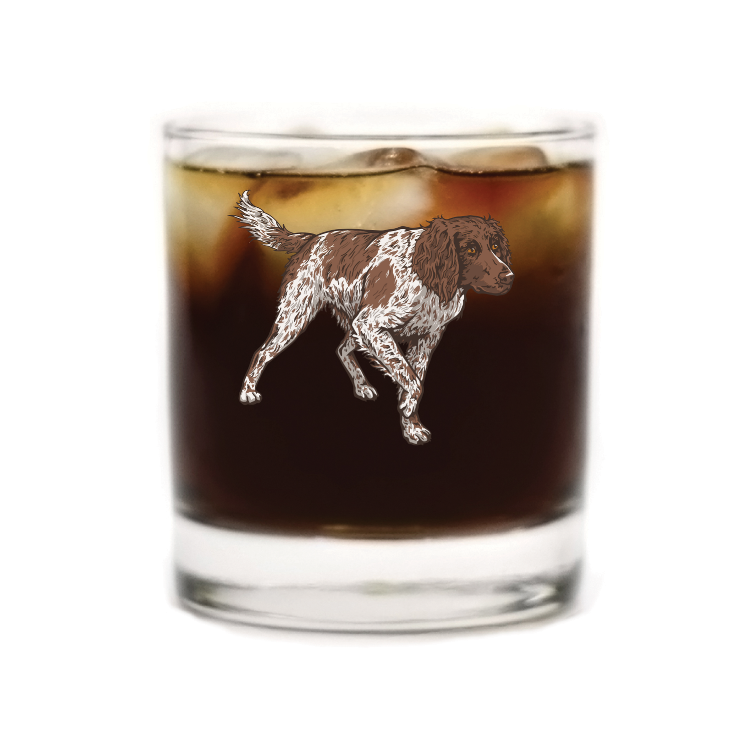 Small Münsterländer Whiskey Glass