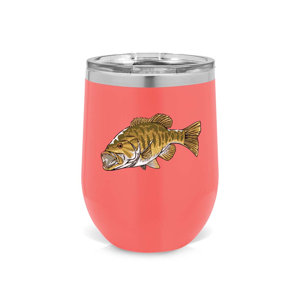 Smallmouth Bass Wine Tumbler