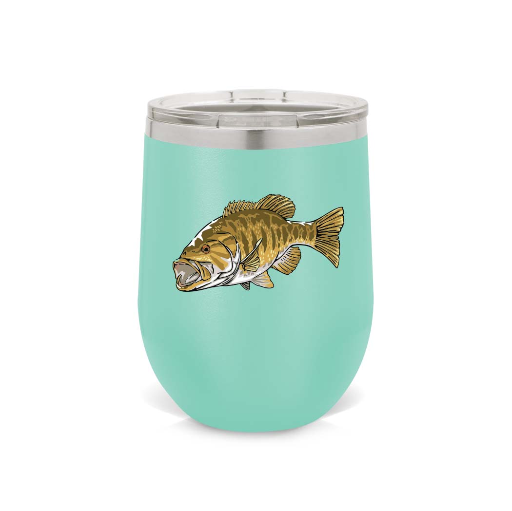 Smallmouth Bass Wine Tumbler