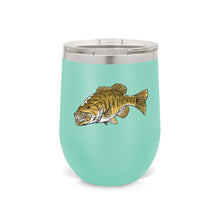 Smallmouth Bass Wine Tumbler