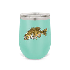 Smallmouth Bass Wine Tumbler