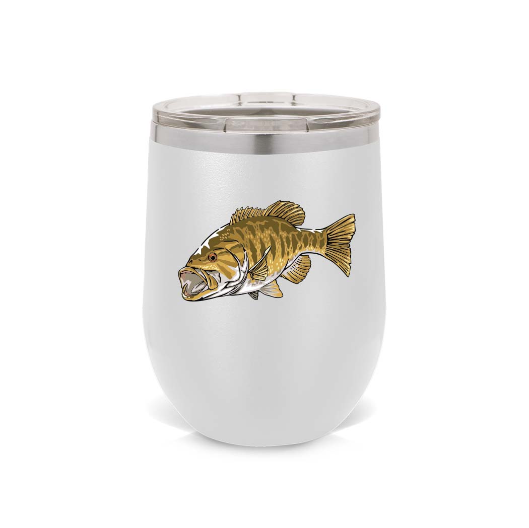 Smallmouth Bass Wine Tumbler