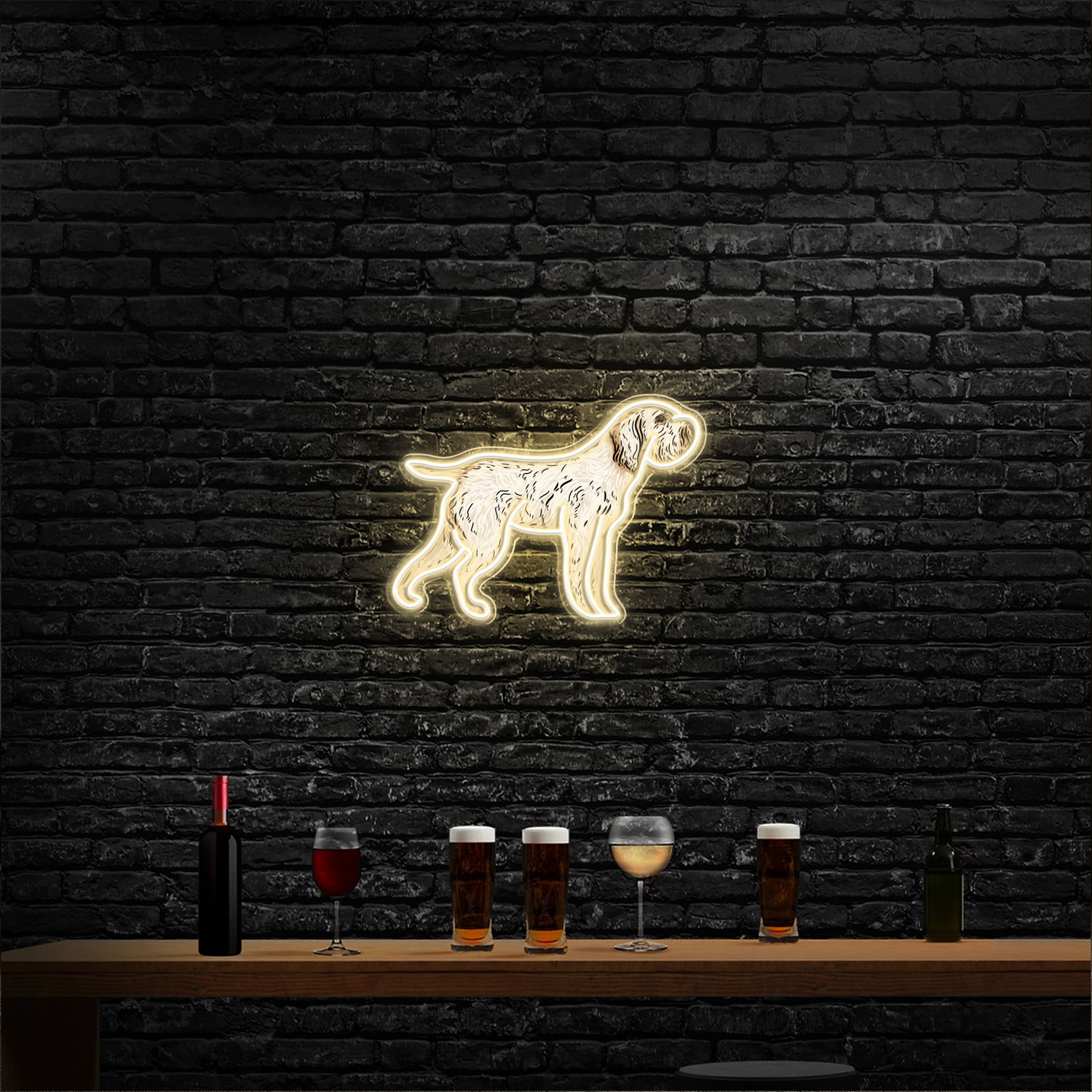 Spinone Italiano LED Neon Sign