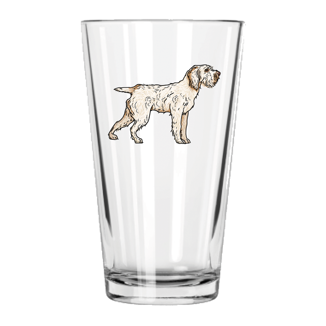 Spinone Italiano Pint Glass