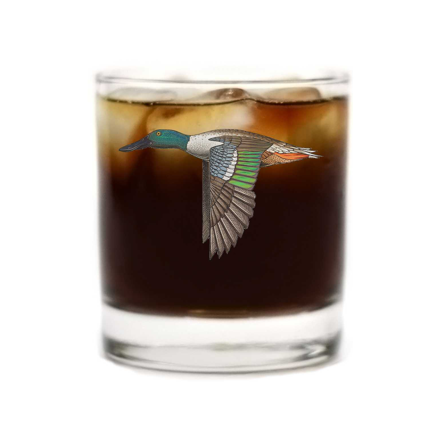 Northern Shoveler Whiskey Glass