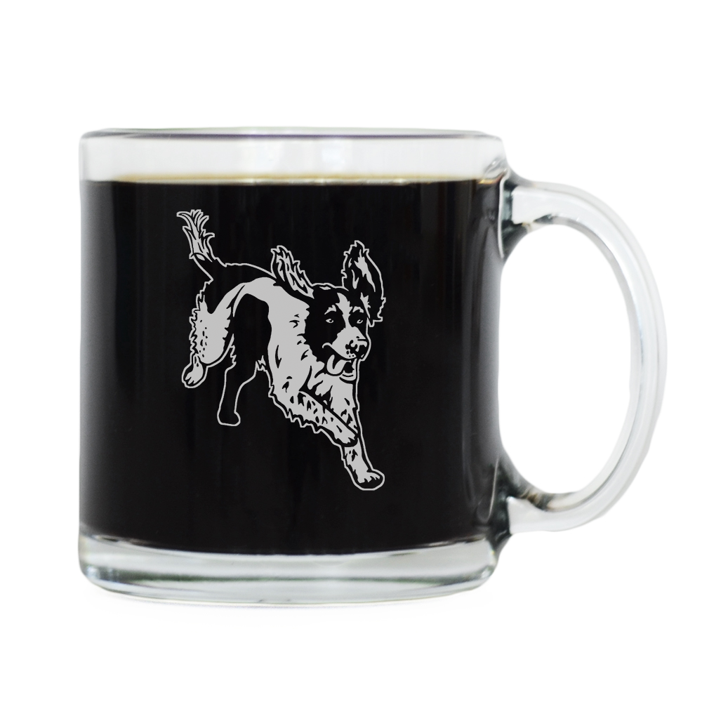 Springer Spaniel Glass Coffee Mug