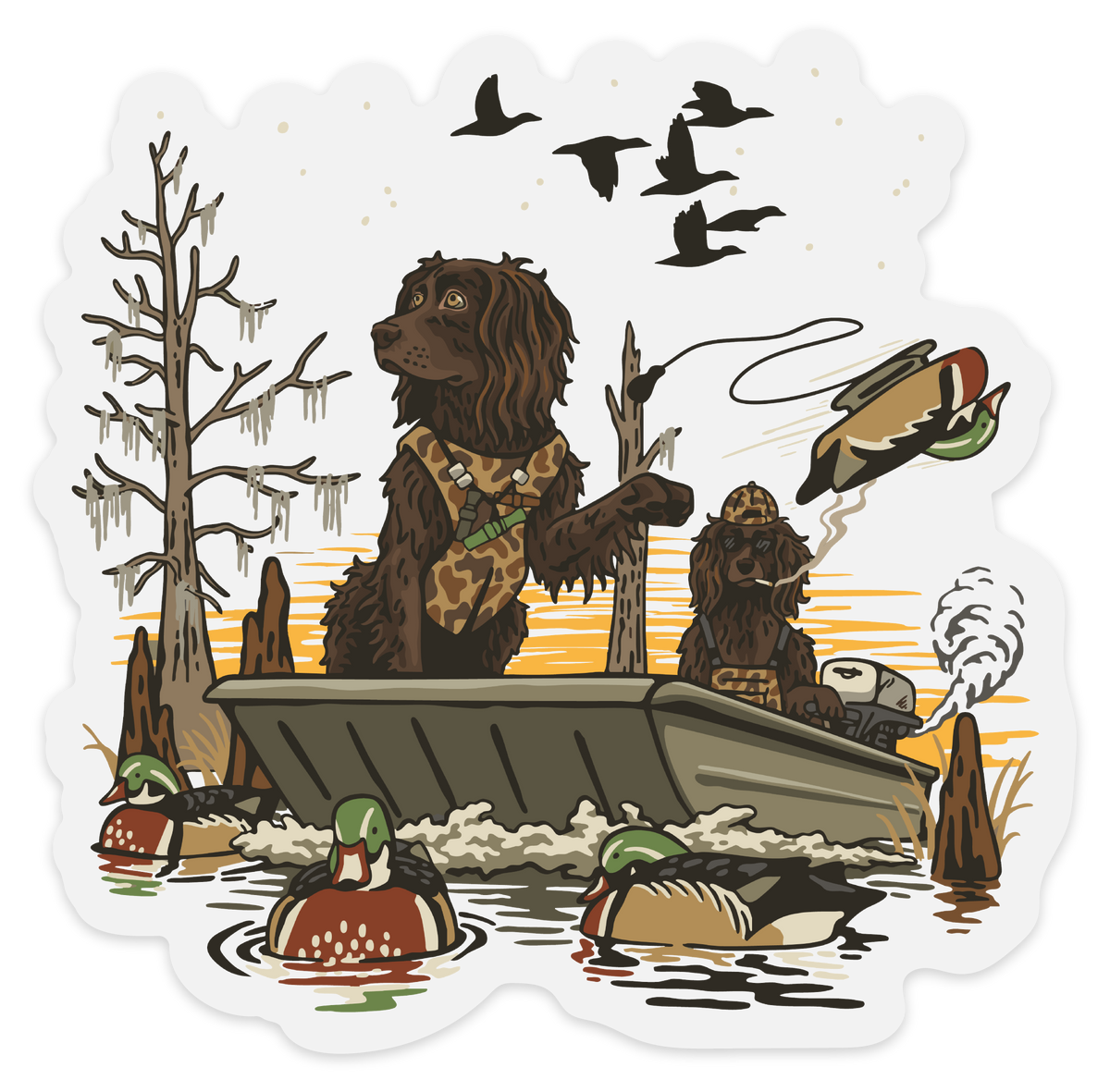 Swamp Dogs Decal Sticker